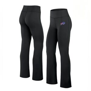 NFL Buffalo Bills Flare Leggings - Black - Bills Logo Left Hip - SZ Medium